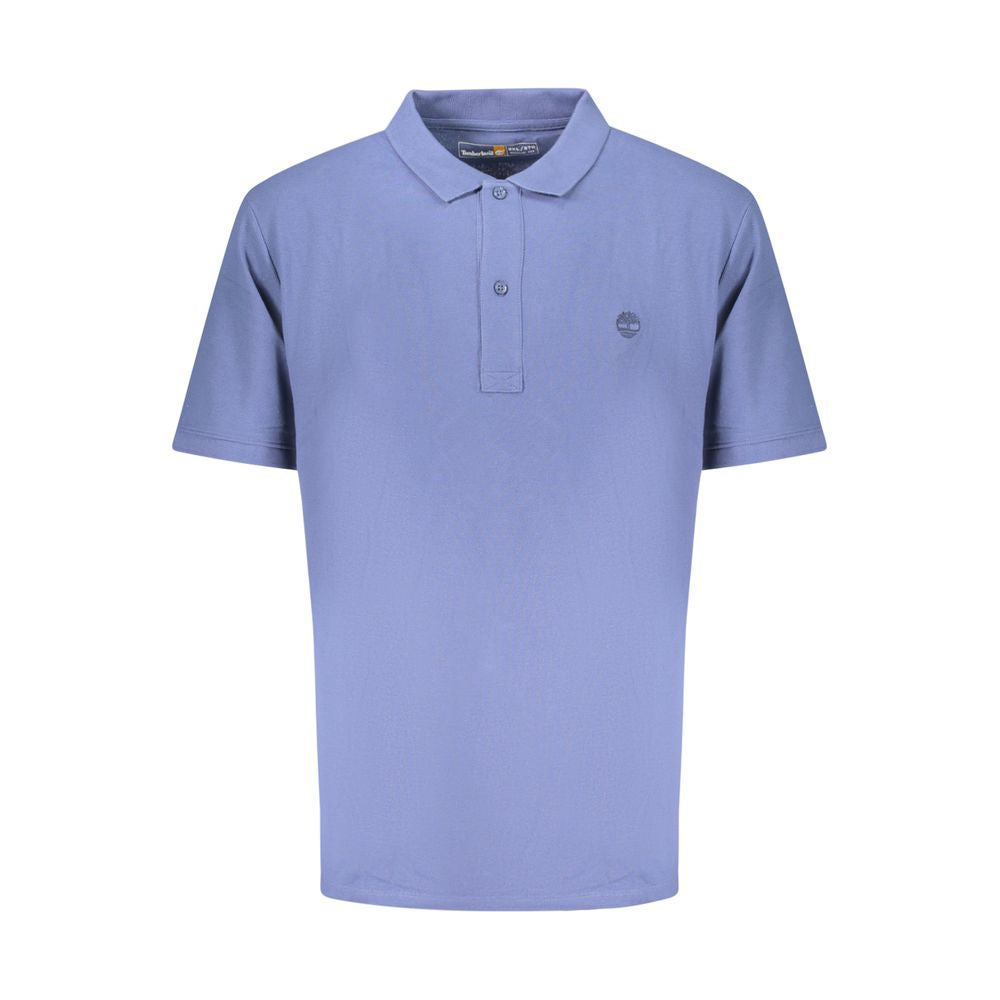Timberland Blue Cotton Men Polo | Regal Royce