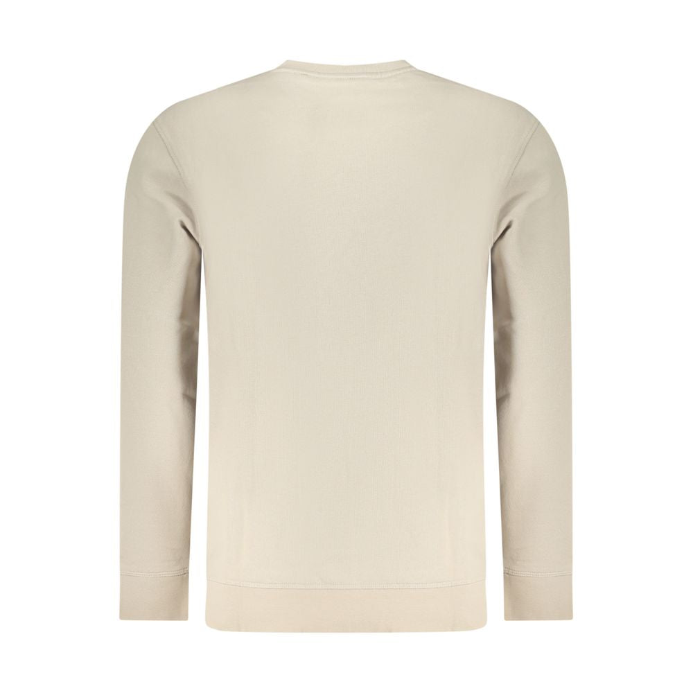 Hugo Boss Beige Cotton Men Sweatshirt | Regal Royce