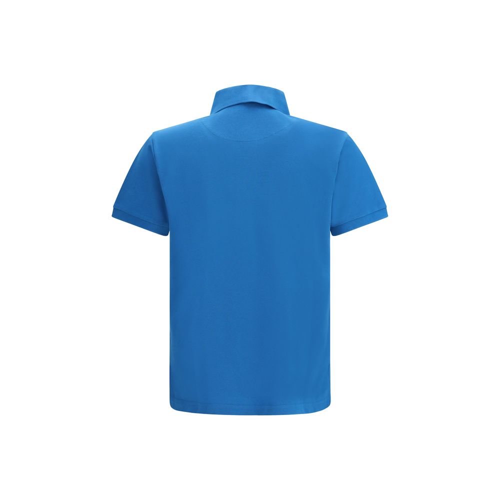 Etro Blue Cotton Polo Shirt | Regal Royce