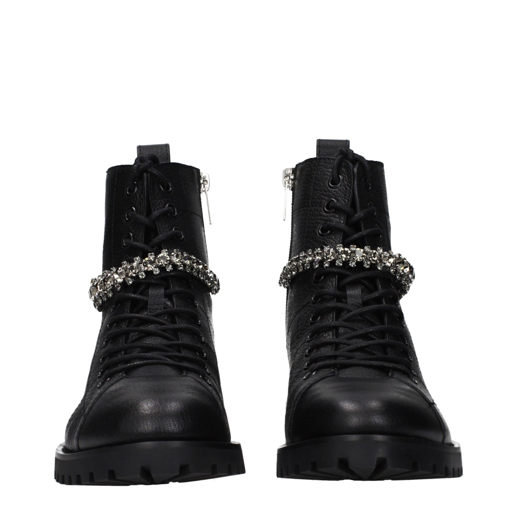 Jimmy Choo Black Leather Ankle Boots | Regal Royce