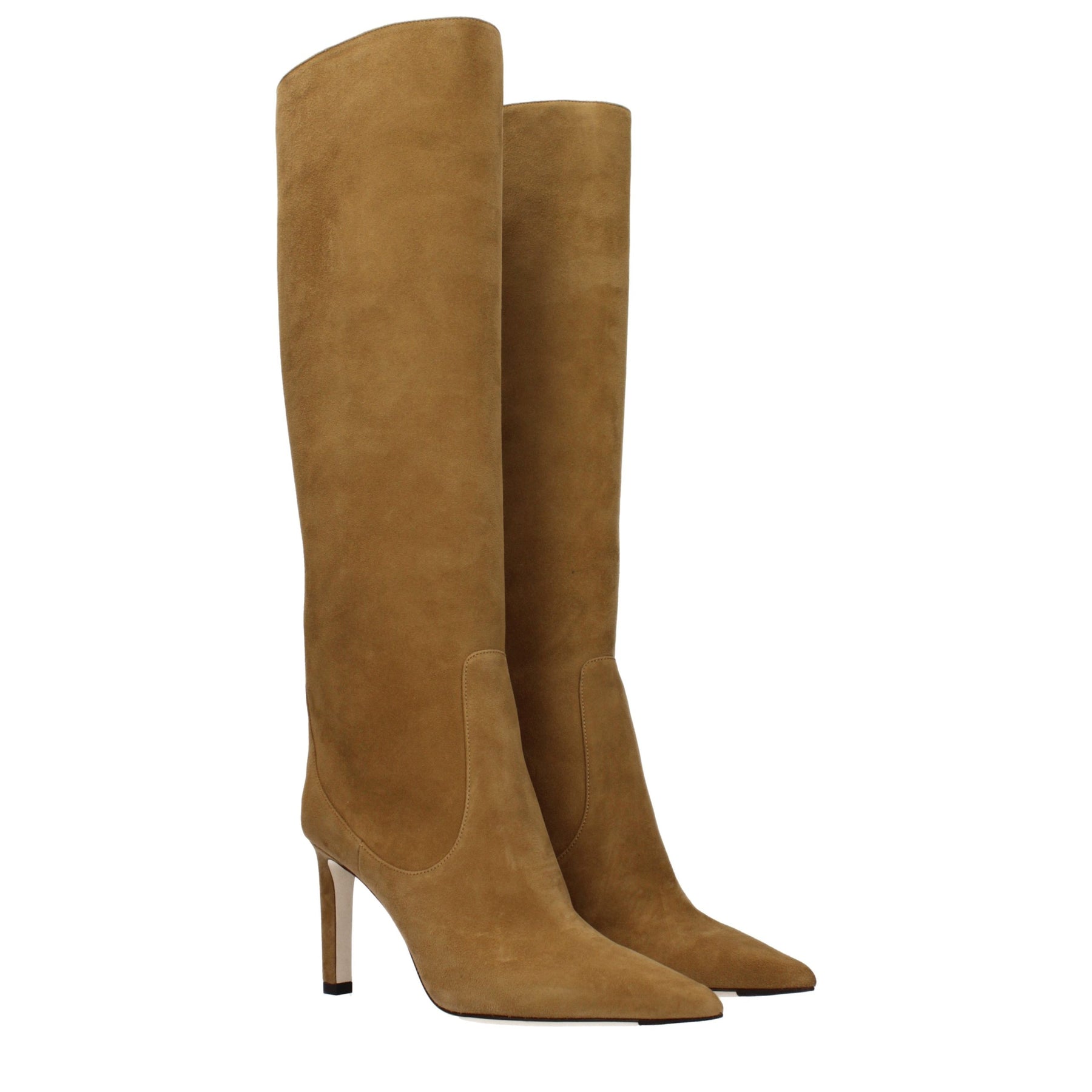 Jimmy Choo Brown Leather High Heel Boots | Regal Royce
