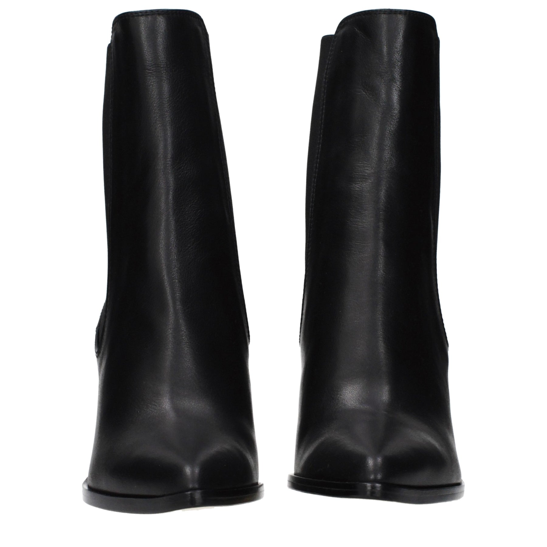 Jimmy Choo Black Leather Ankle Boots | Regal Royce