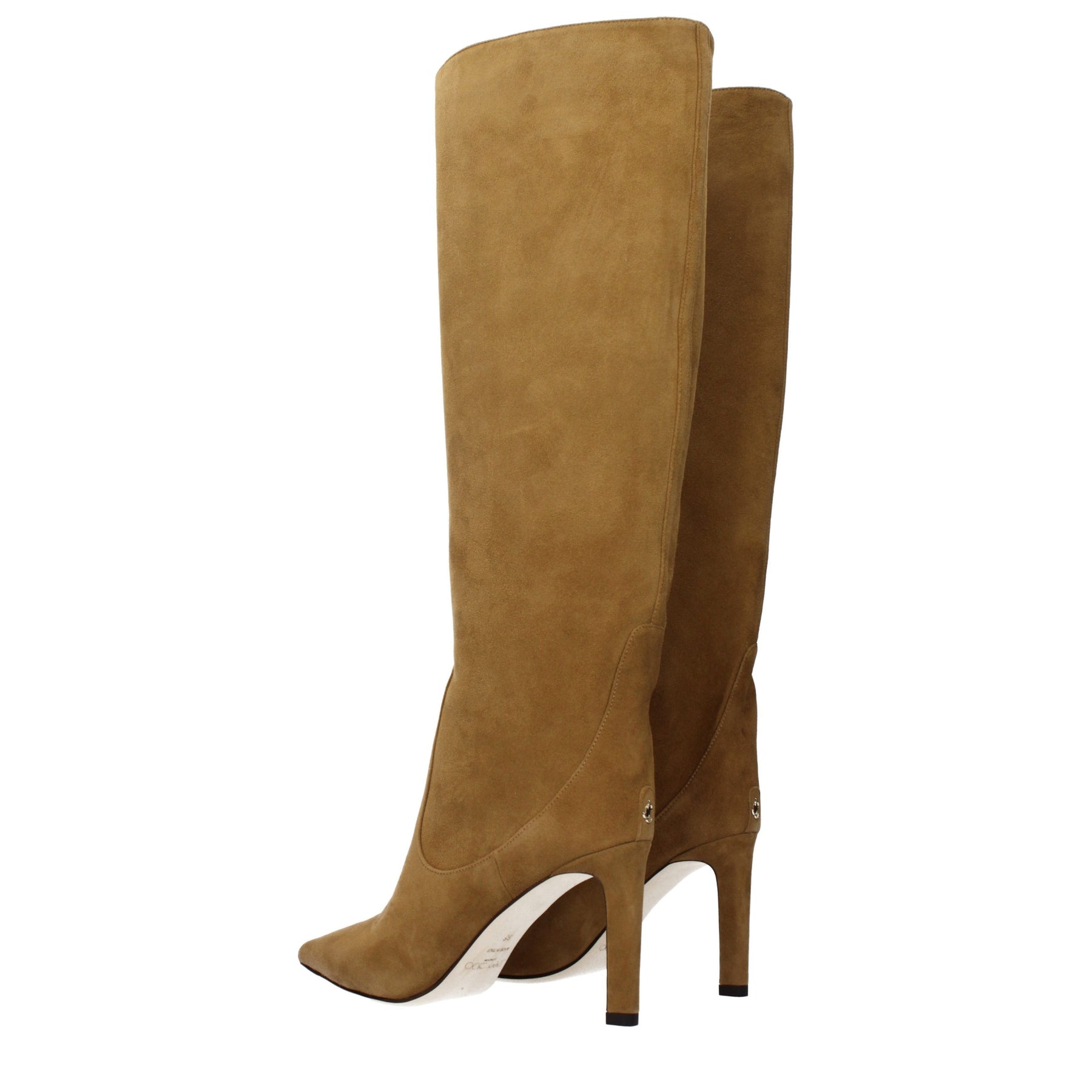 Jimmy Choo Brown Leather High Heel Boots | Regal Royce