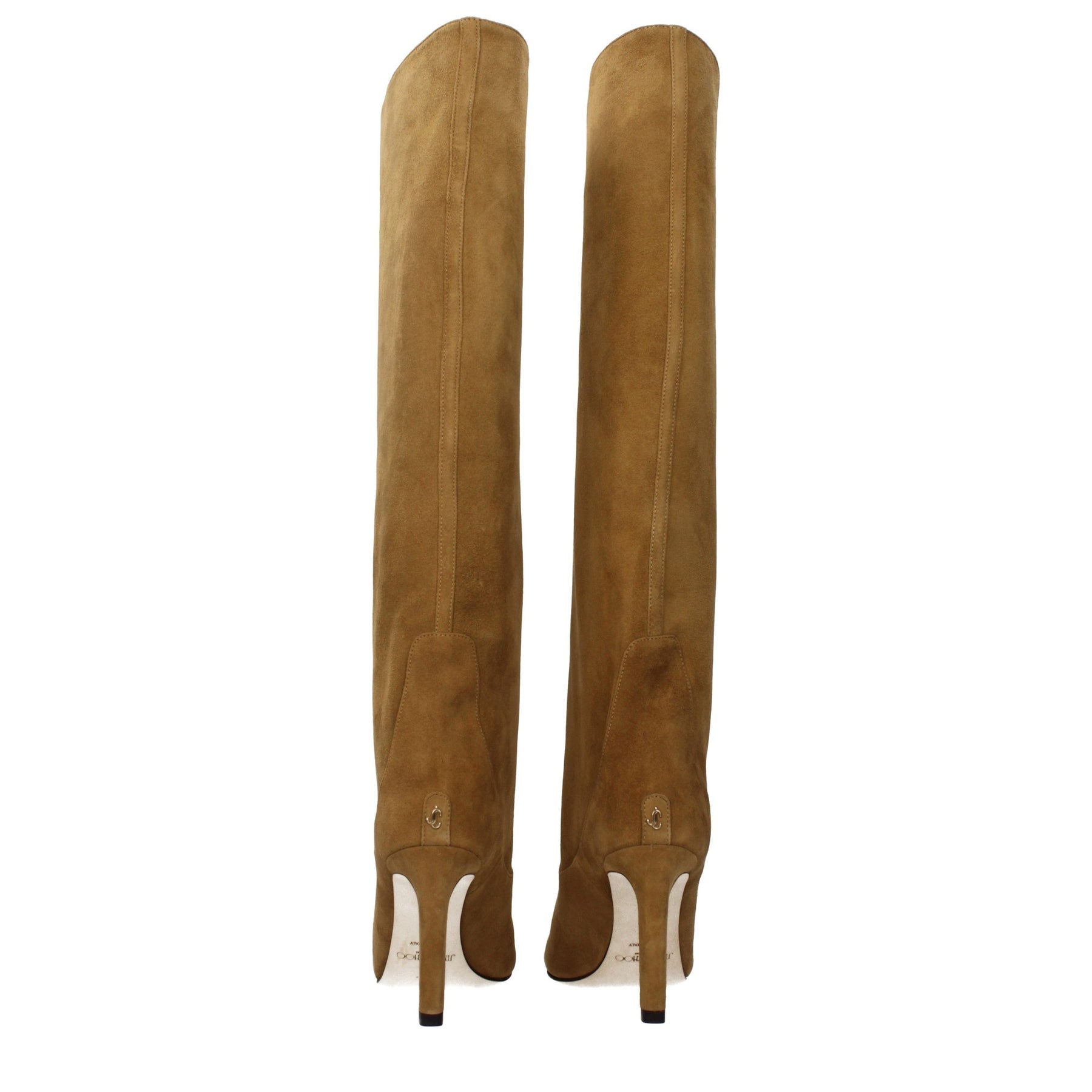 Jimmy Choo Brown Leather High Heel Boots | Regal Royce