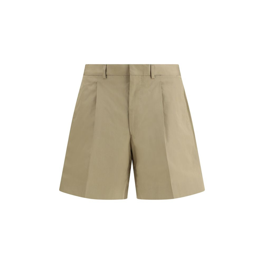 Prada Beige Cotton Bermuda Shorts | Regal Royce