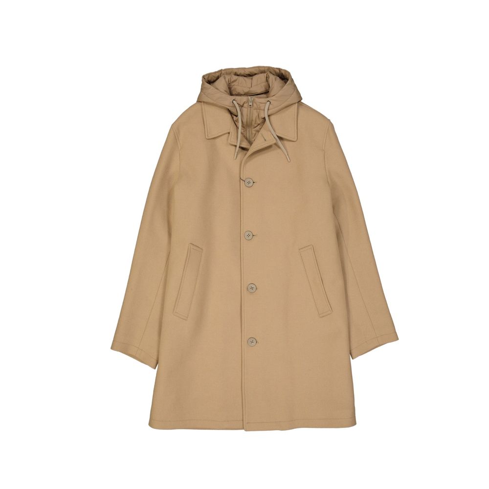 Herno Brown Polyamide Coat | Regal Royce