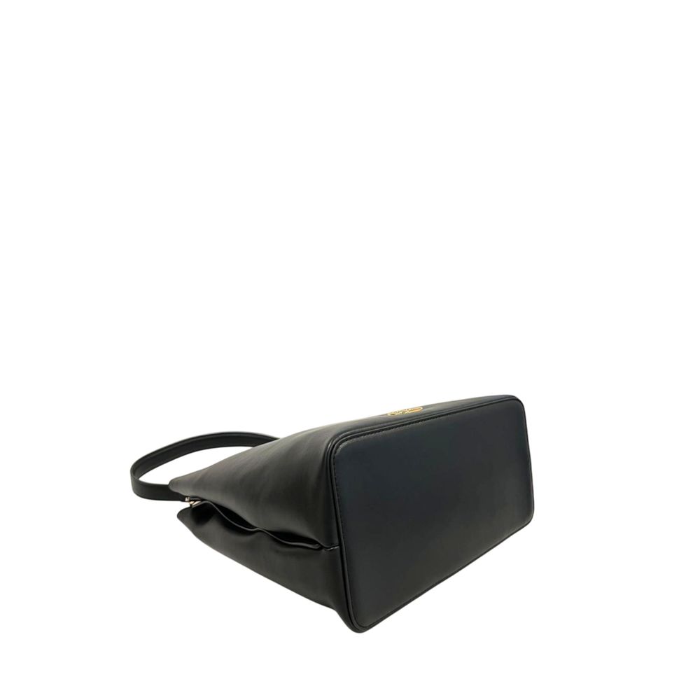Twinset Black PU Women Shoulder Bag | Regal Royce