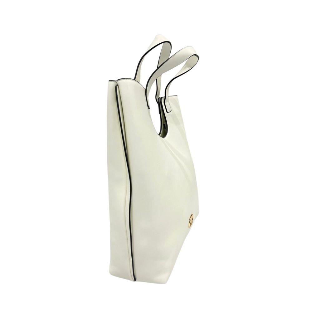 Twinset White PU Women Handbag | Regal Royce