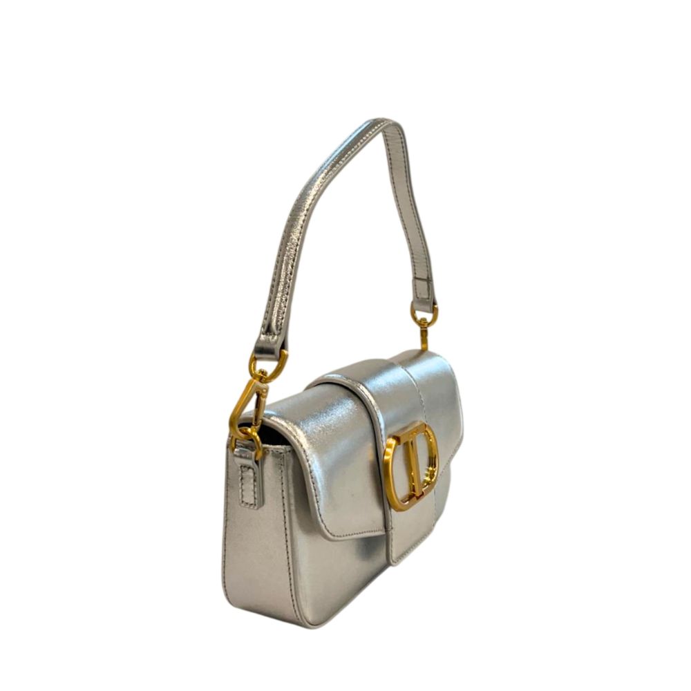Twinset Silver PU Women Shoulder Bag | Regal Royce