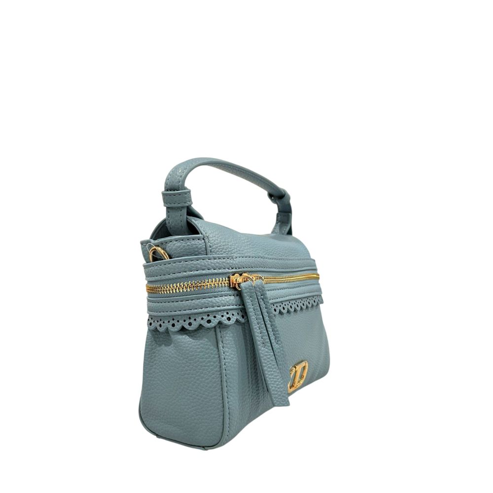 Twinset Blue PU Women Handbag | Regal Royce