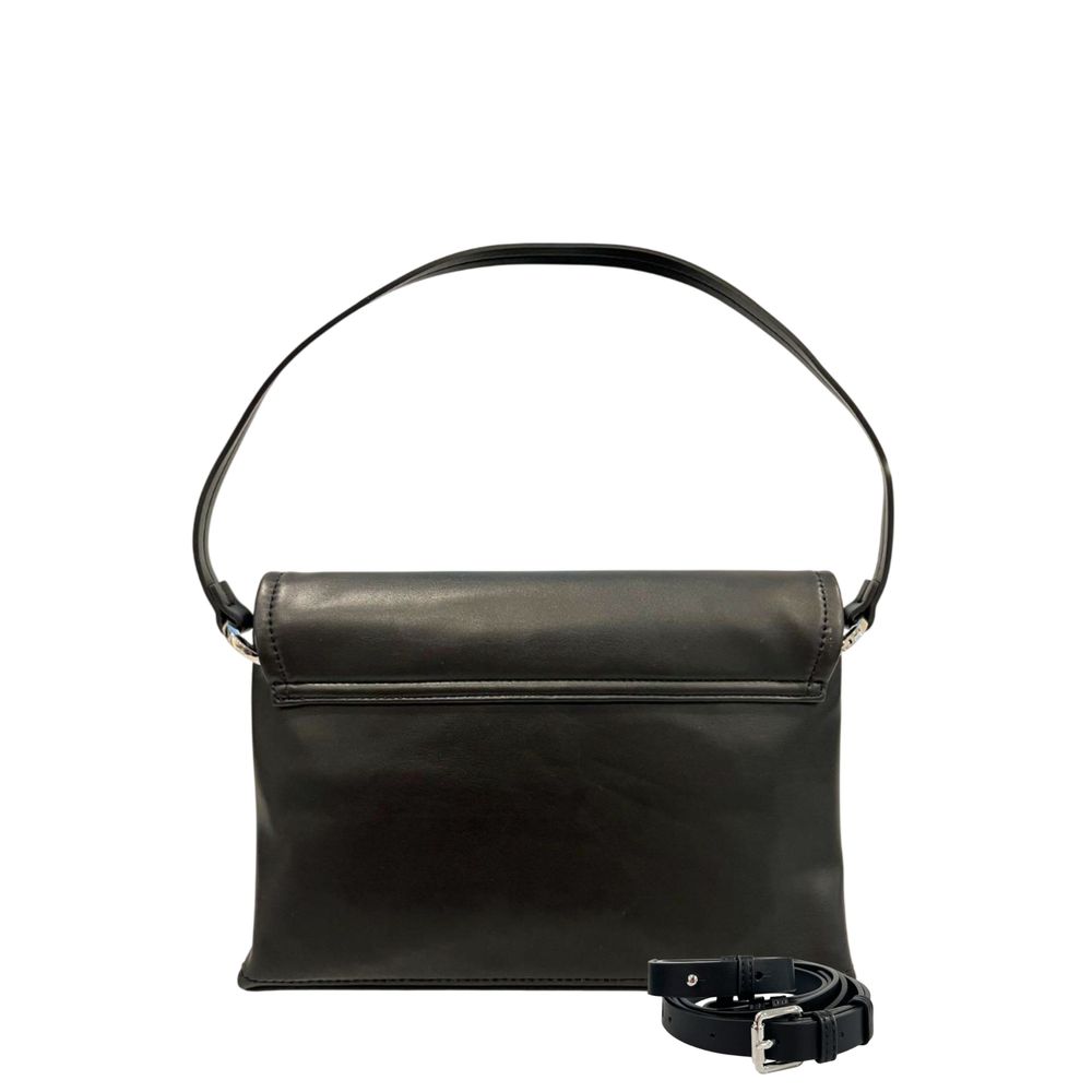 Twinset Black PU Women Shoulder Bag | Regal Royce
