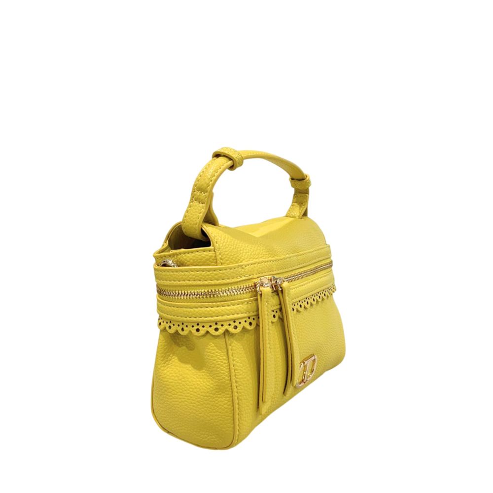 Twinset Yellow PU Women Handbag | Regal Royce