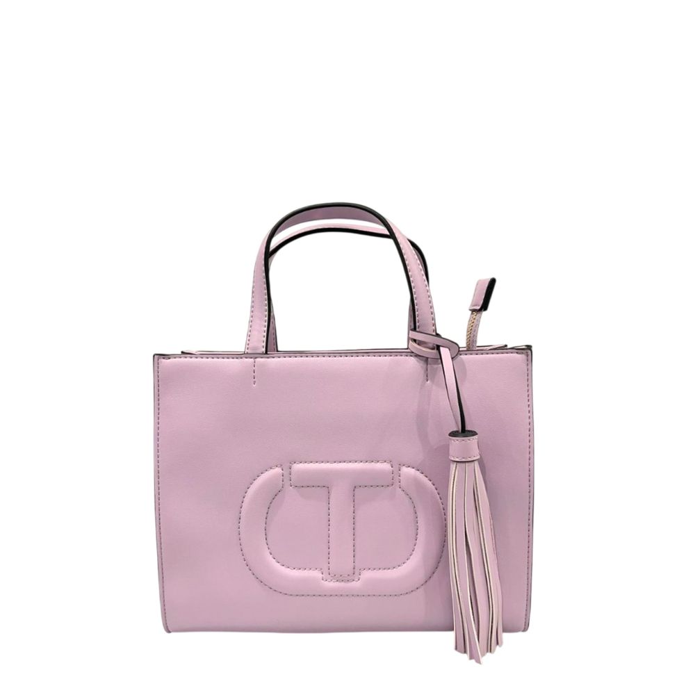 Twinset Purple PU Women Handbag | Regal Royce