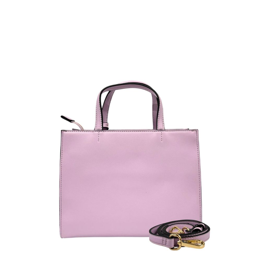 Twinset Purple PU Women Handbag | Regal Royce