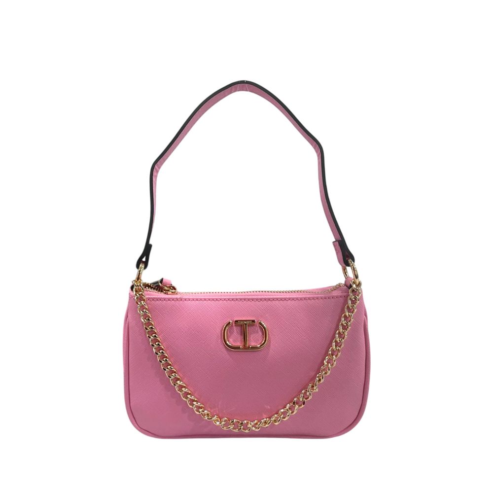 Twinset White PU Women Handbag | Regal Royce