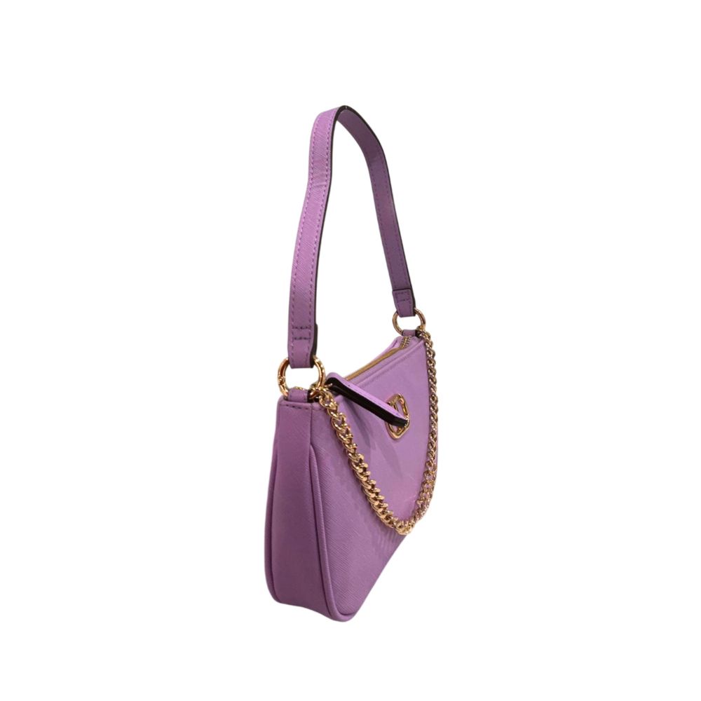 Twinset Purple PU Women Shoulder Bag | Regal Royce