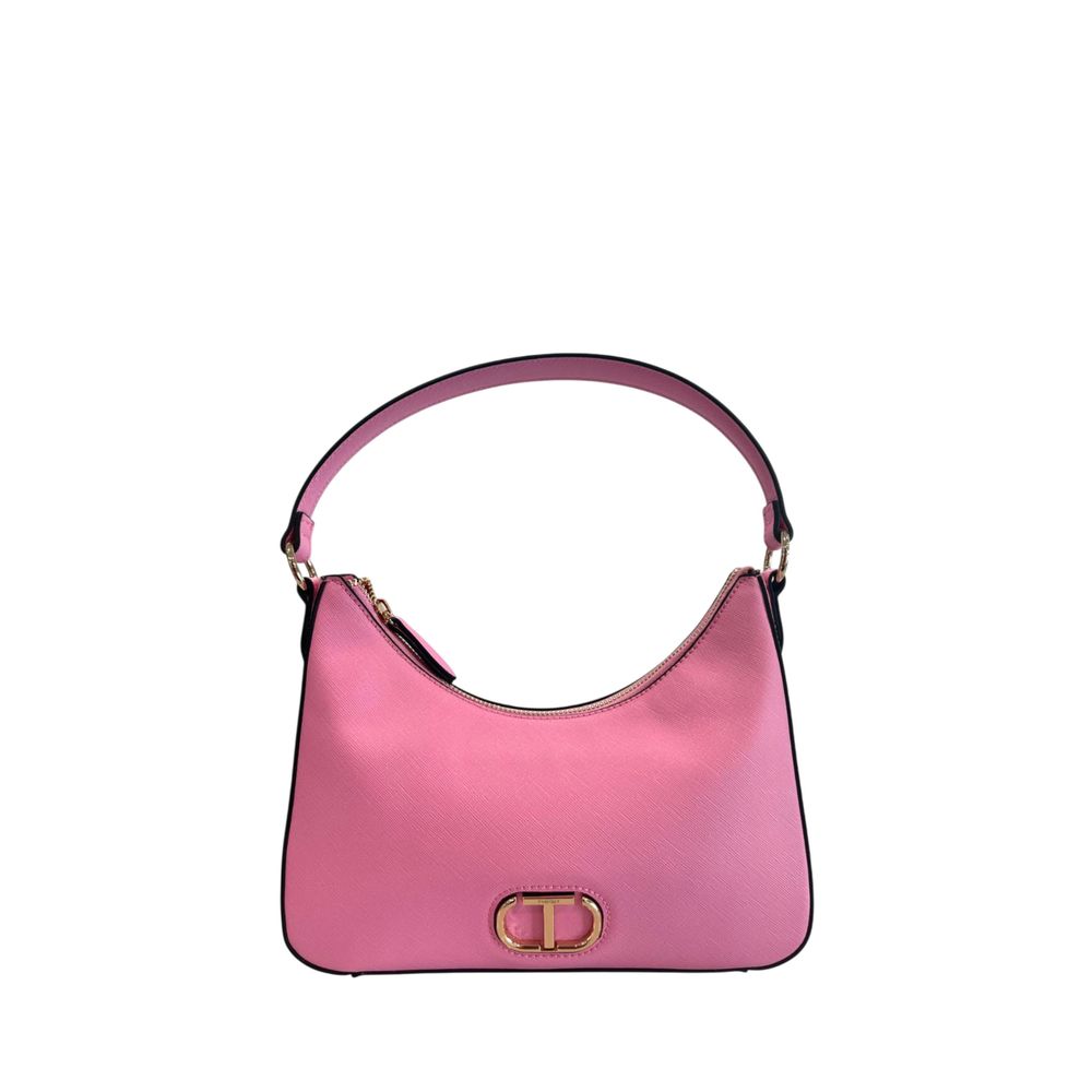 Twinset Pink PU Women Shoulder Bag | Regal Royce
