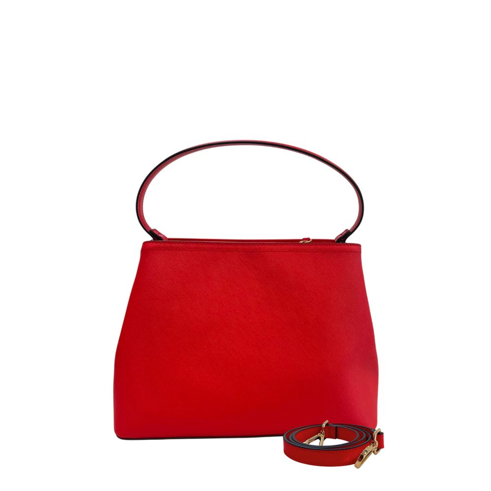 Twinset Red PU Women Handbag | Regal Royce