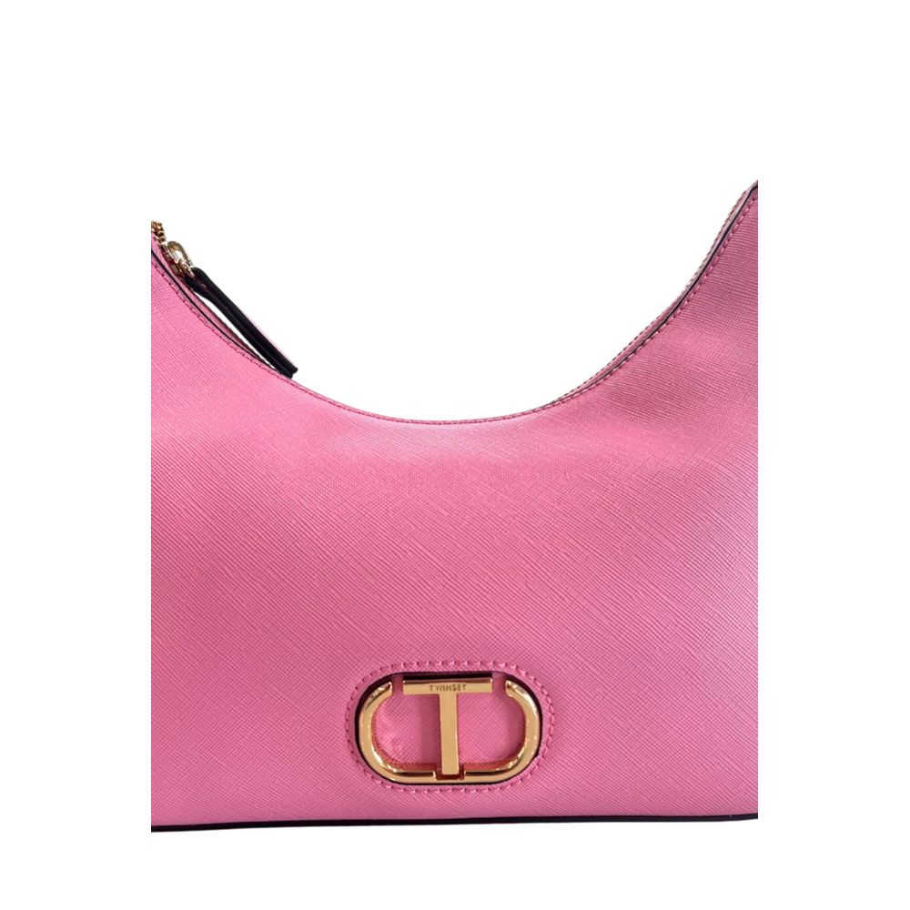 Twinset Pink PU Women Shoulder Bag | Regal Royce