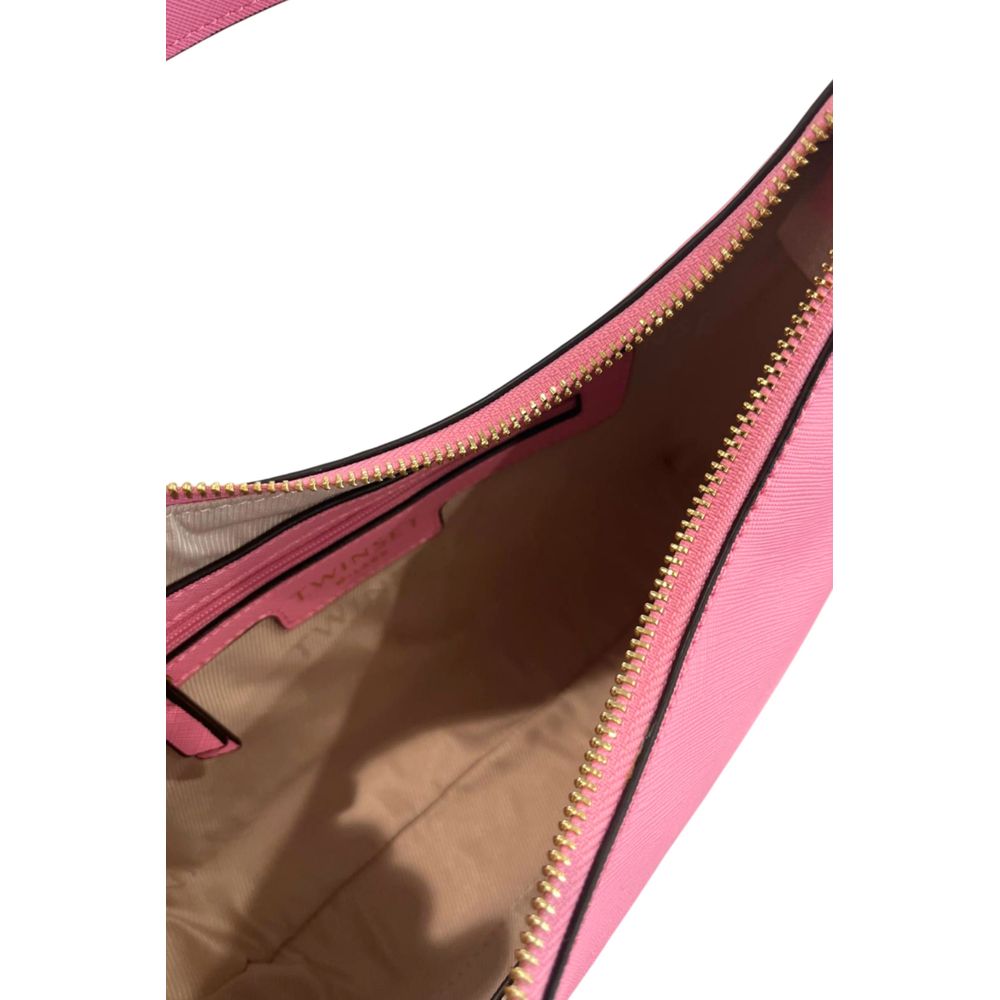 Twinset Pink PU Women Shoulder Bag | Regal Royce