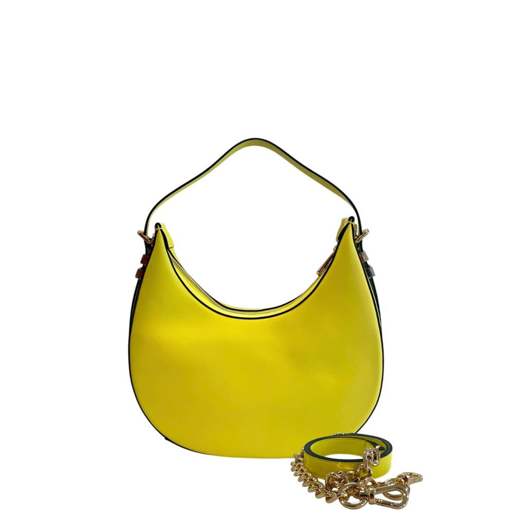 Twinset Yellow PU Women Shoulder Bag | Regal Royce