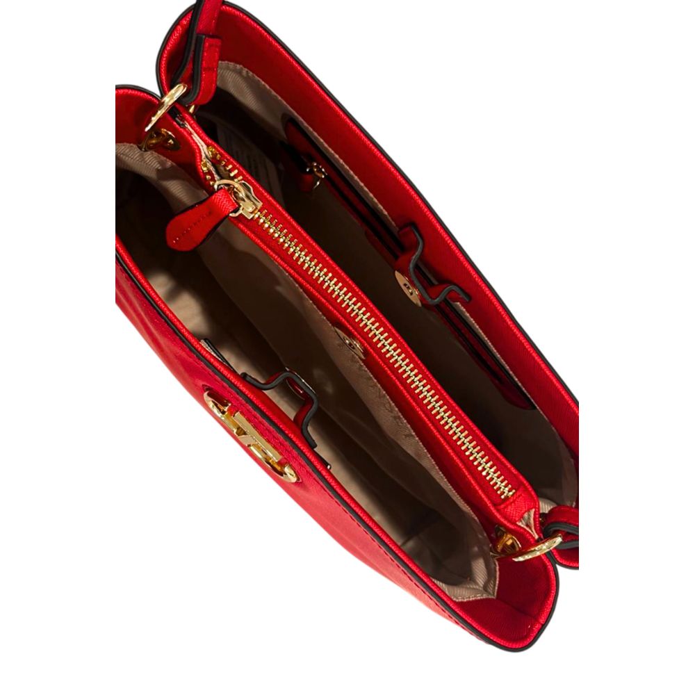Twinset Red PU Women Handbag | Regal Royce
