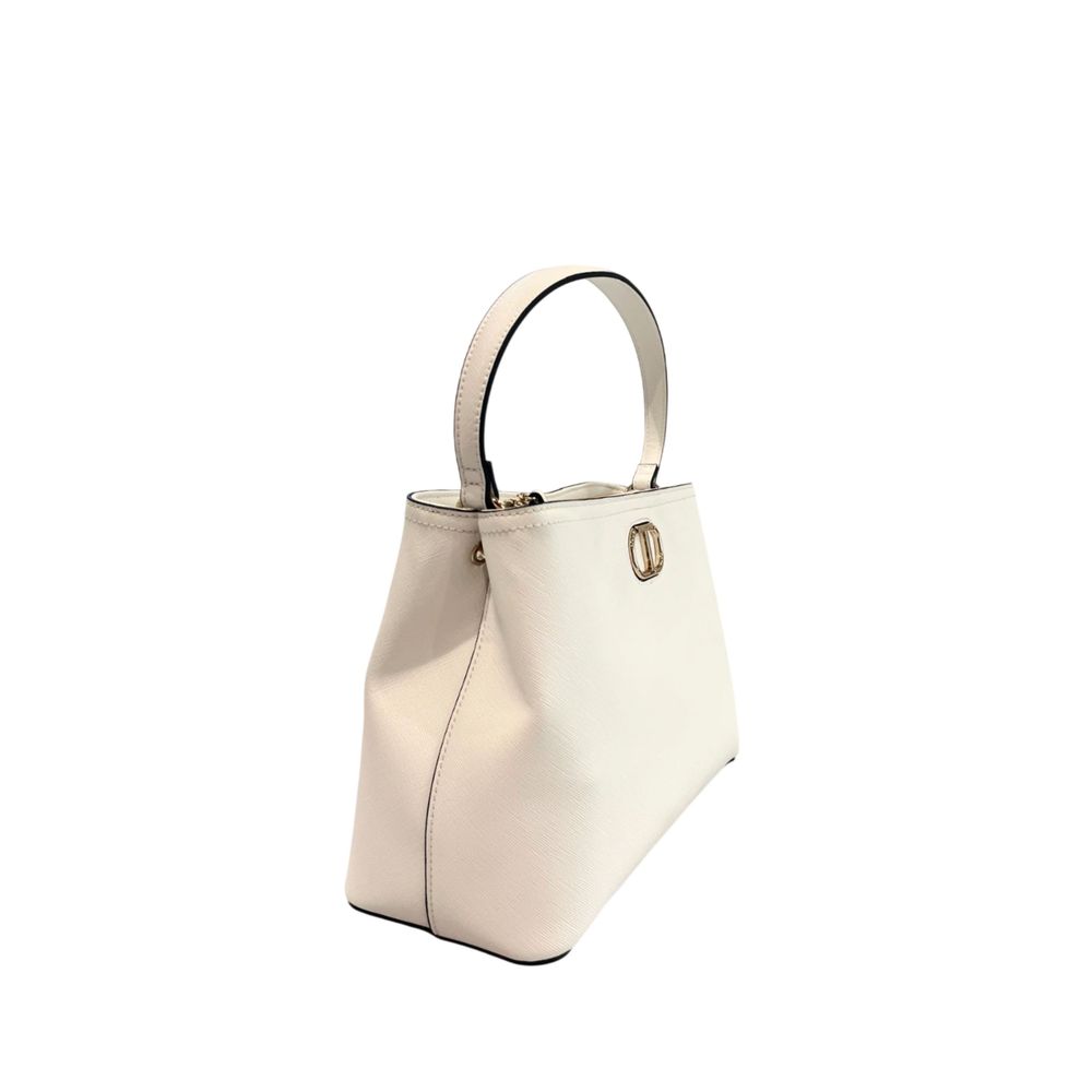 Twinset White PU Women Handbag | Regal Royce