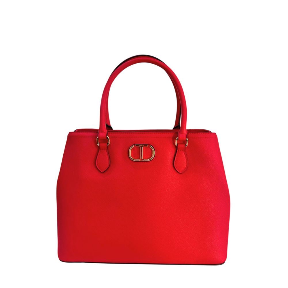Twinset White PU Women Handbag | Regal Royce