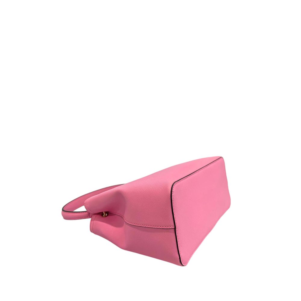 Twinset Pink PU Women Handbag | Regal Royce