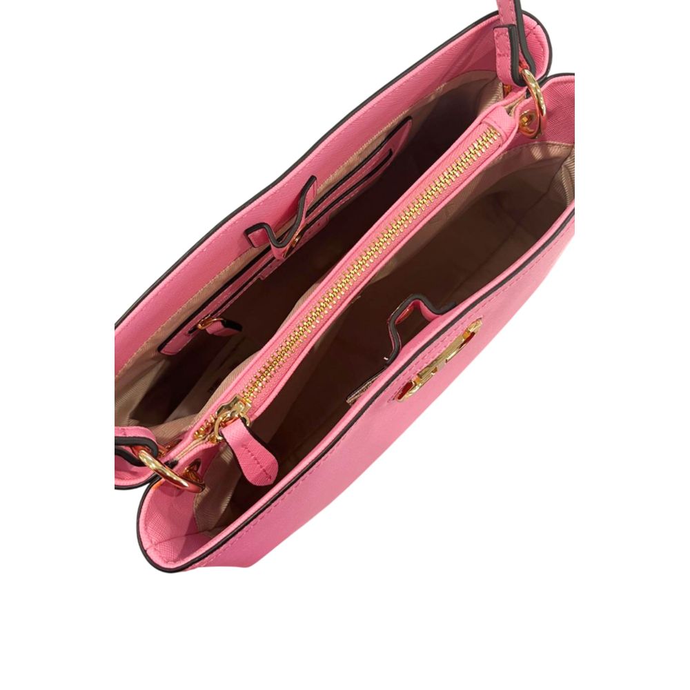 Twinset Pink PU Women Handbag | Regal Royce