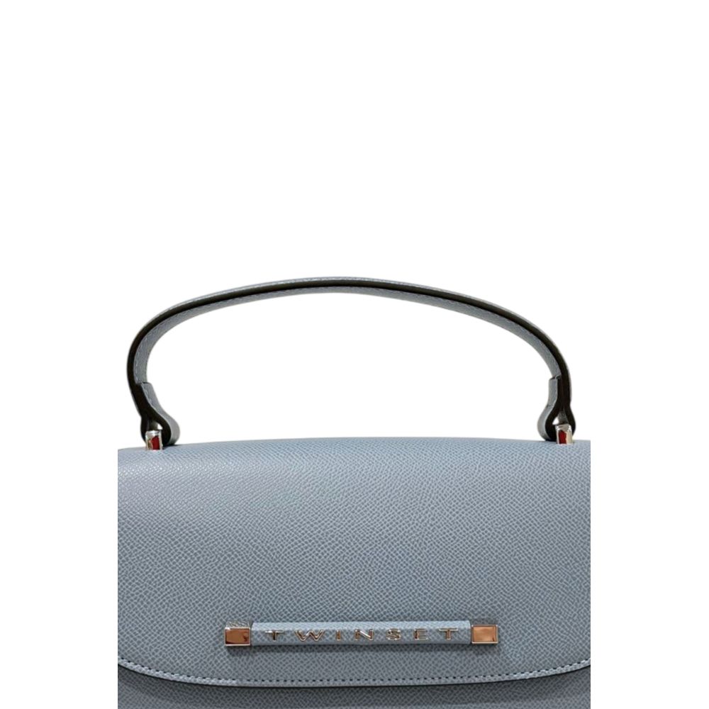 Twinset Blue PU Women Handbag | Regal Royce