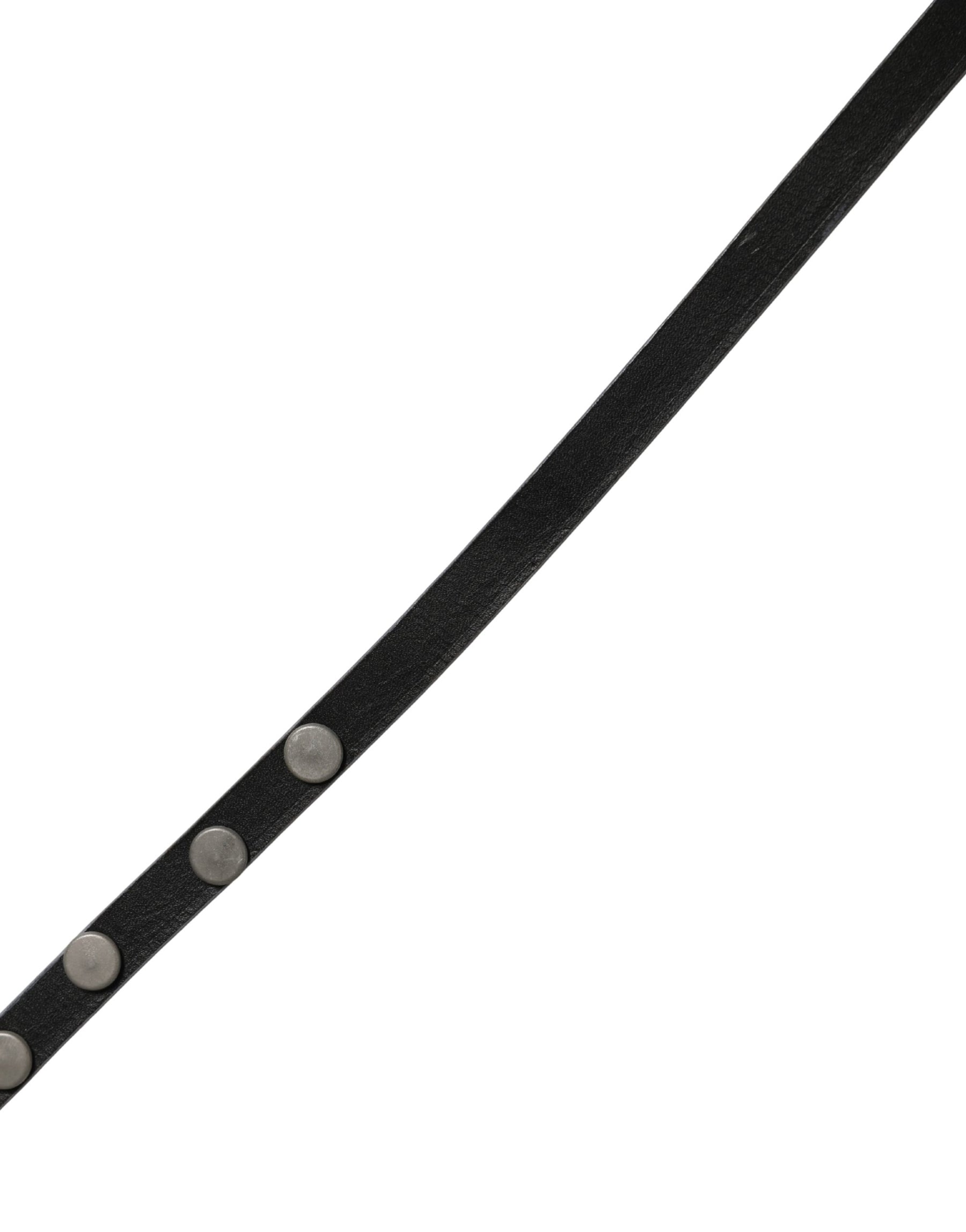 Costume National White Leather Studded Cintura Belt | Regal Royce