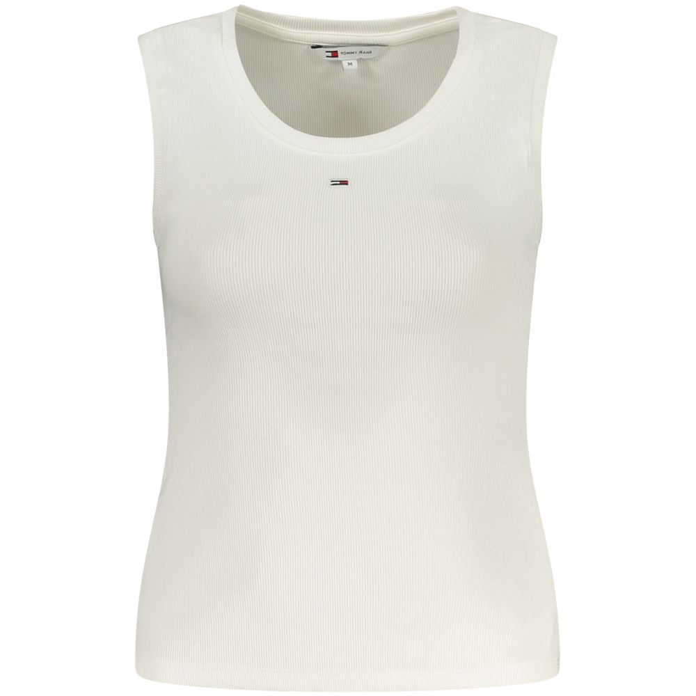Tommy Hilfiger Bianco Cotton Women Tank Top | Regal Royce