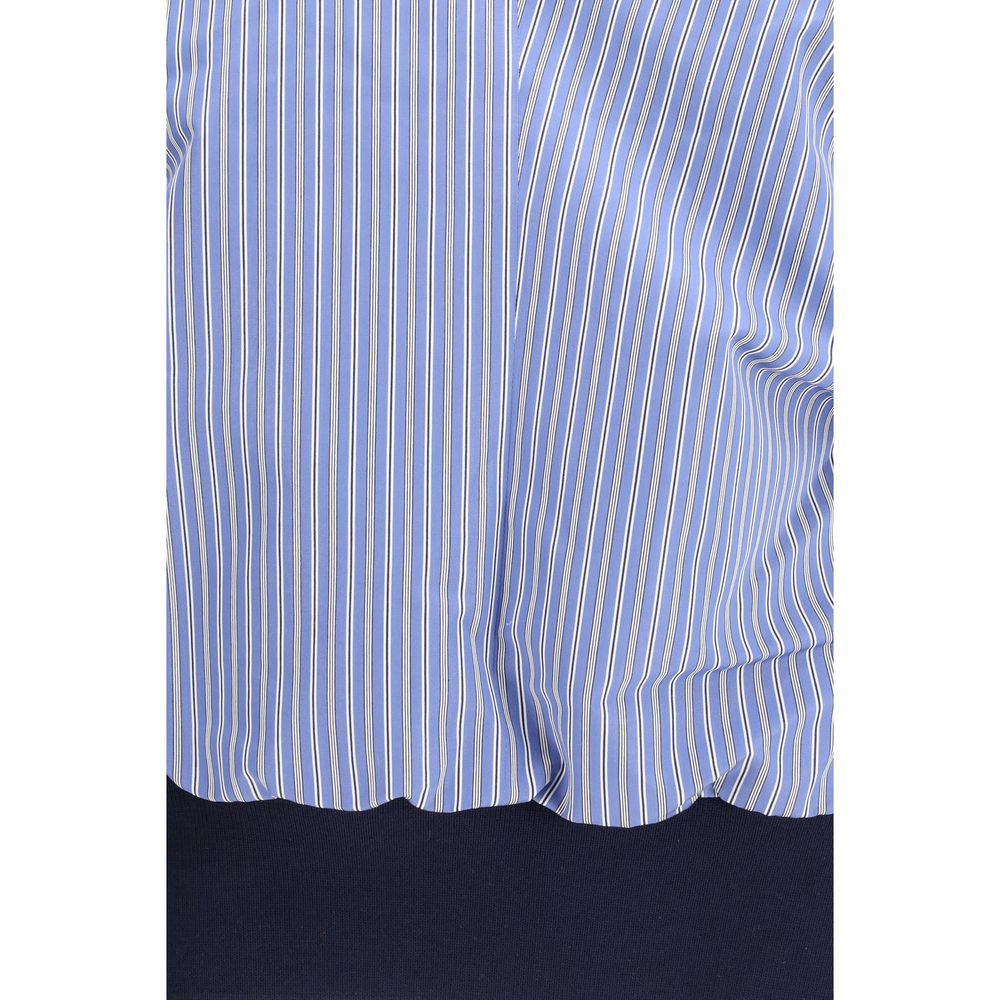 Sacai Blue Polyester Pattern Shirt | Regal Royce