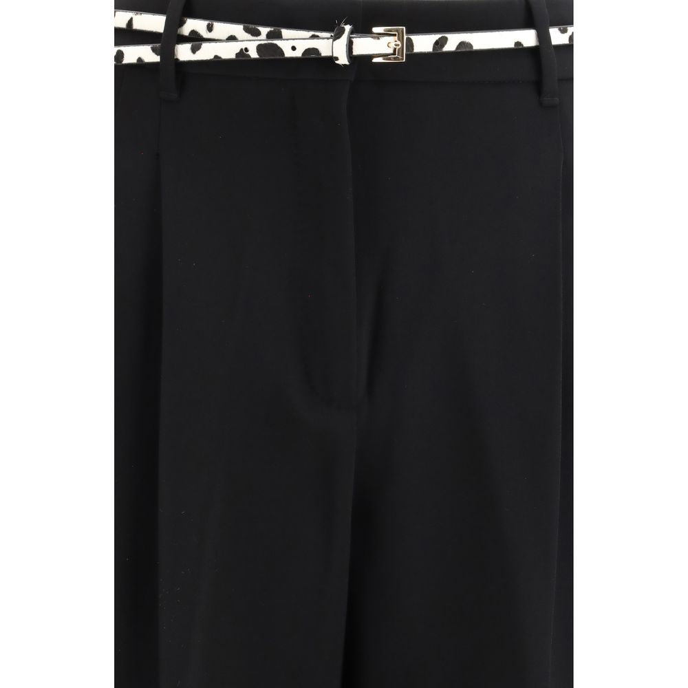 Max Mara Black Triacetate Casual Pants | Regal Royce