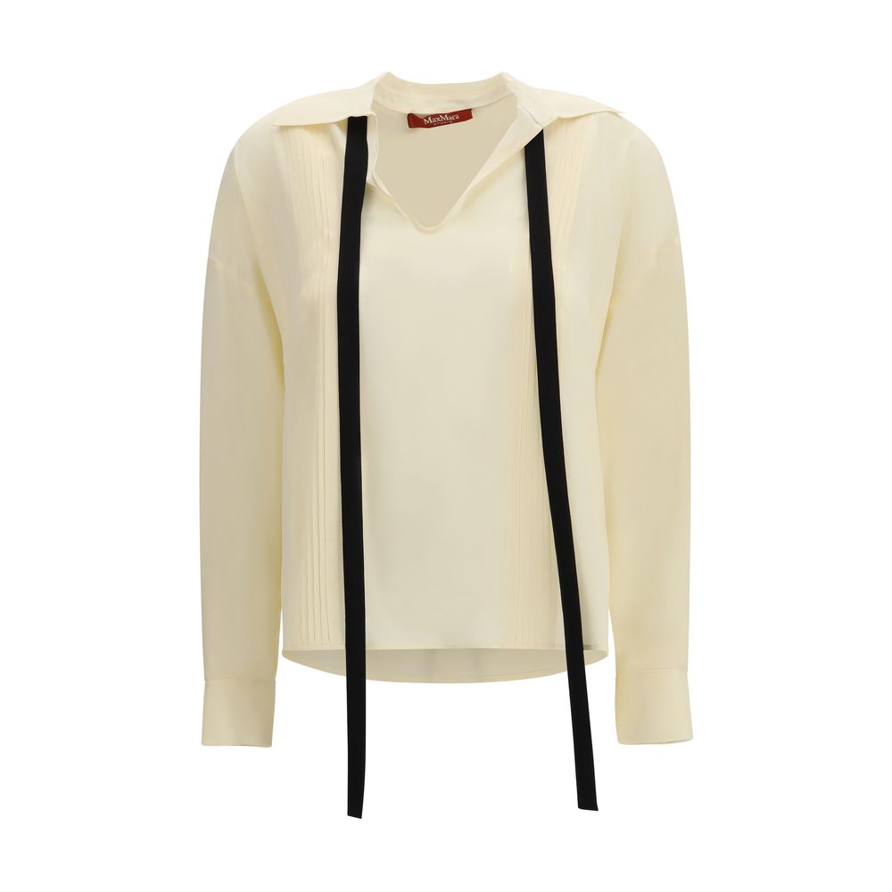 Max Mara Beige Silk Blouse | Regal Royce