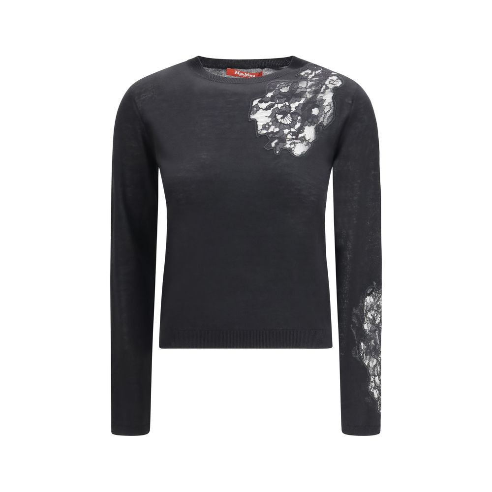 Max Mara Black Silk Sweatshirt | Regal Royce