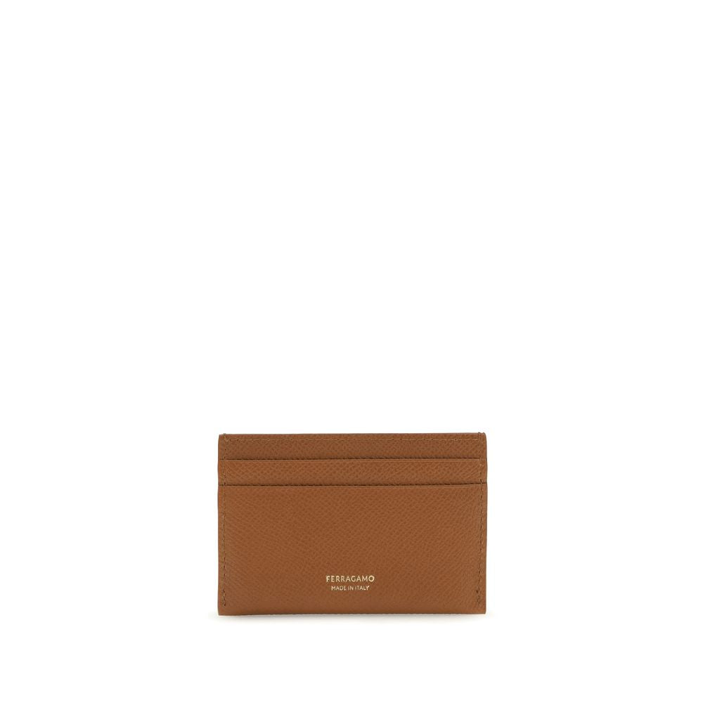 Ferragamo Brown Calf Leather Bos Taurus Wallet | Regal Royce