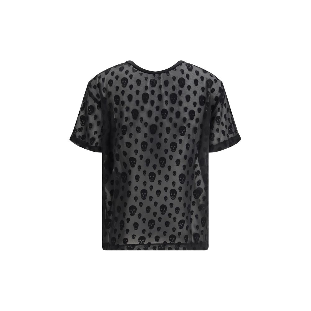 Alexander McQueen Black Polyamide T-Shirt | Regal Royce