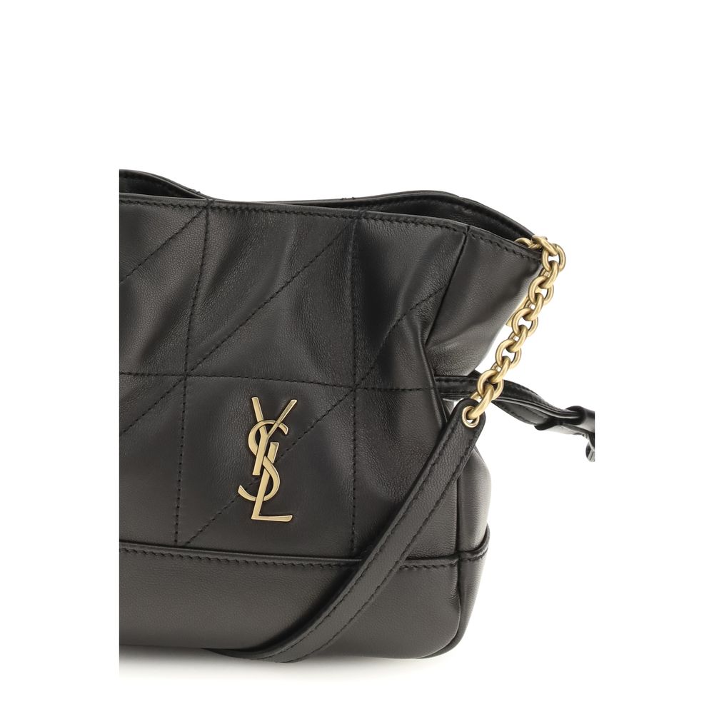 Saint Laurent Black Lamb Ovis Aries Aries Shoulder Bag | Regal Royce