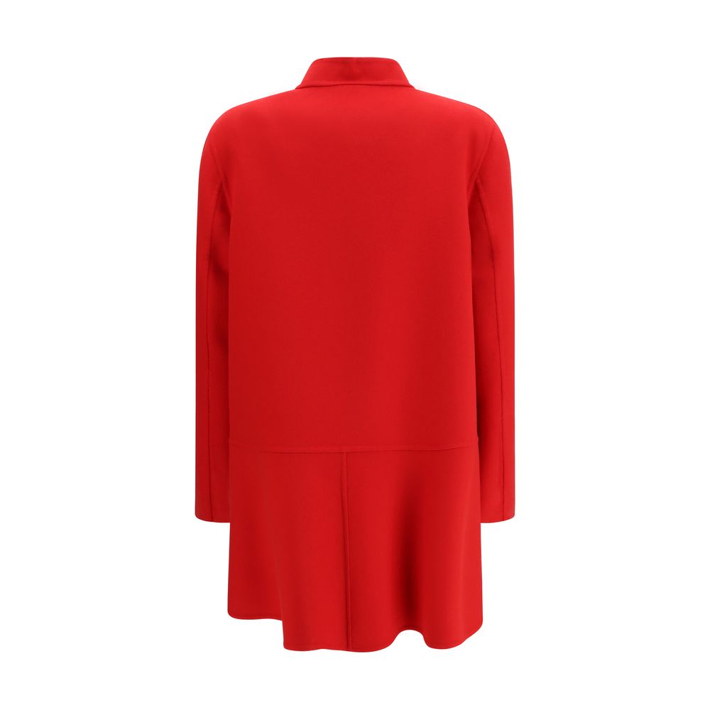 Valentino Multicolor Fleece Wool Coat | Regal Royce