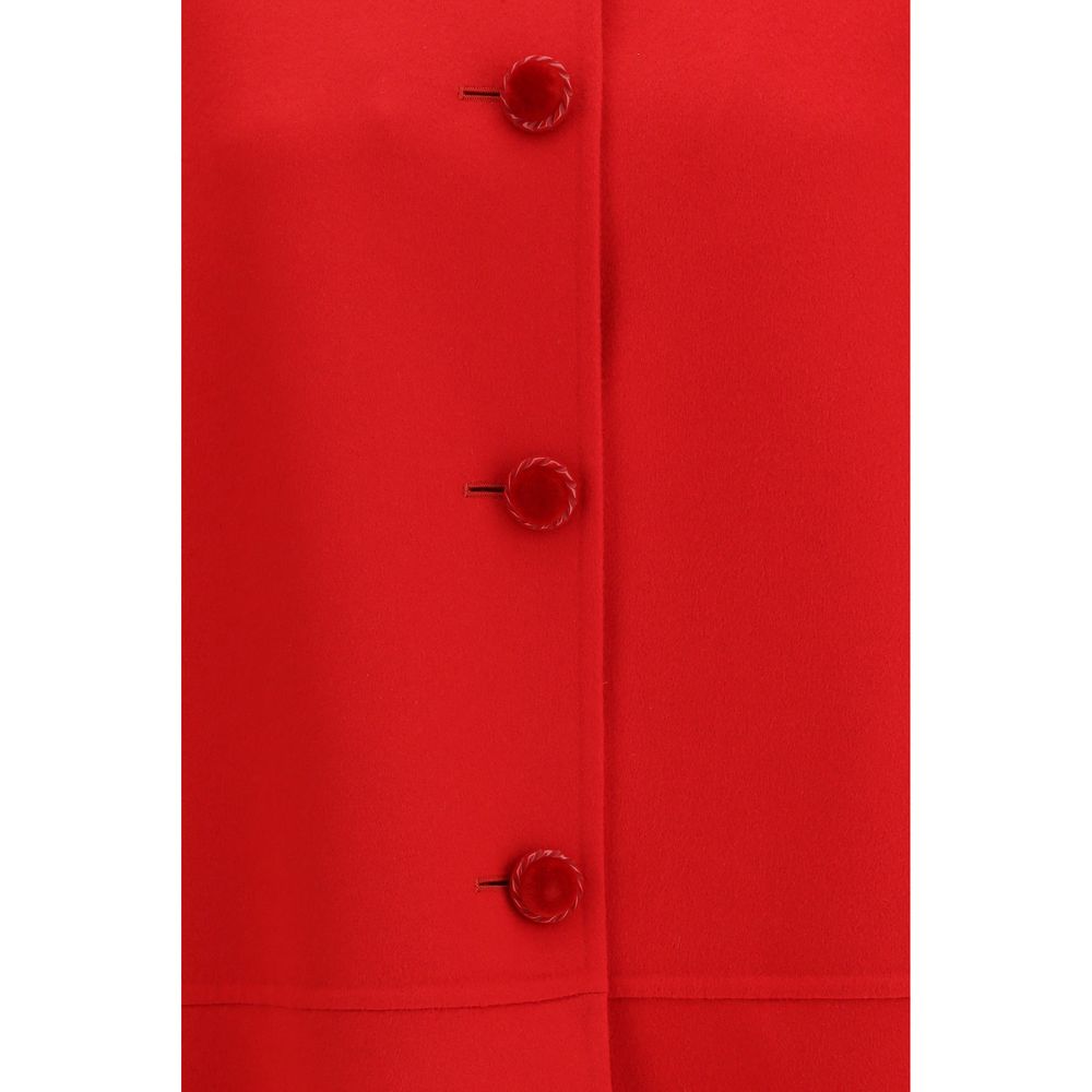 Valentino Multicolor Fleece Wool Coat | Regal Royce