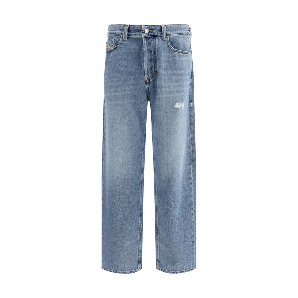 Diesel Blue Cotton Relaxed Fit Jeans | Regal Royce