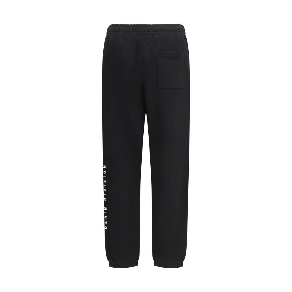Diesel Black Cotton Joggers (Workout Pants) | Regal Royce
