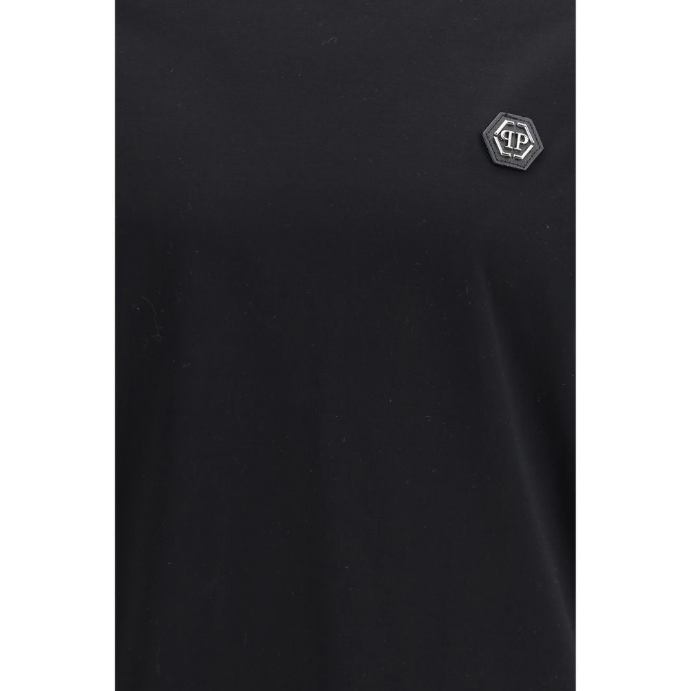 Philipp Plein Black Cotton T-Shirt | Regal Royce