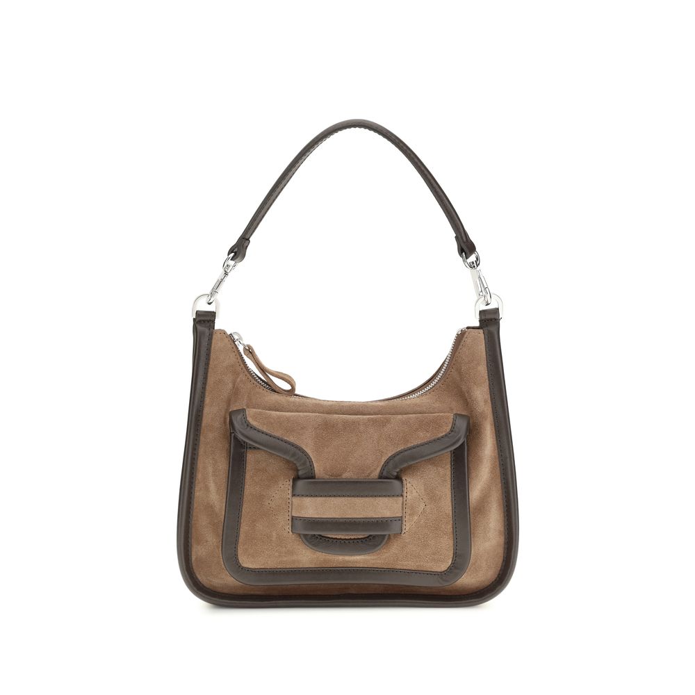 Pierre Hardy Brown Calf Leather Bos Taurus Shoulder Bag | Regal Royce