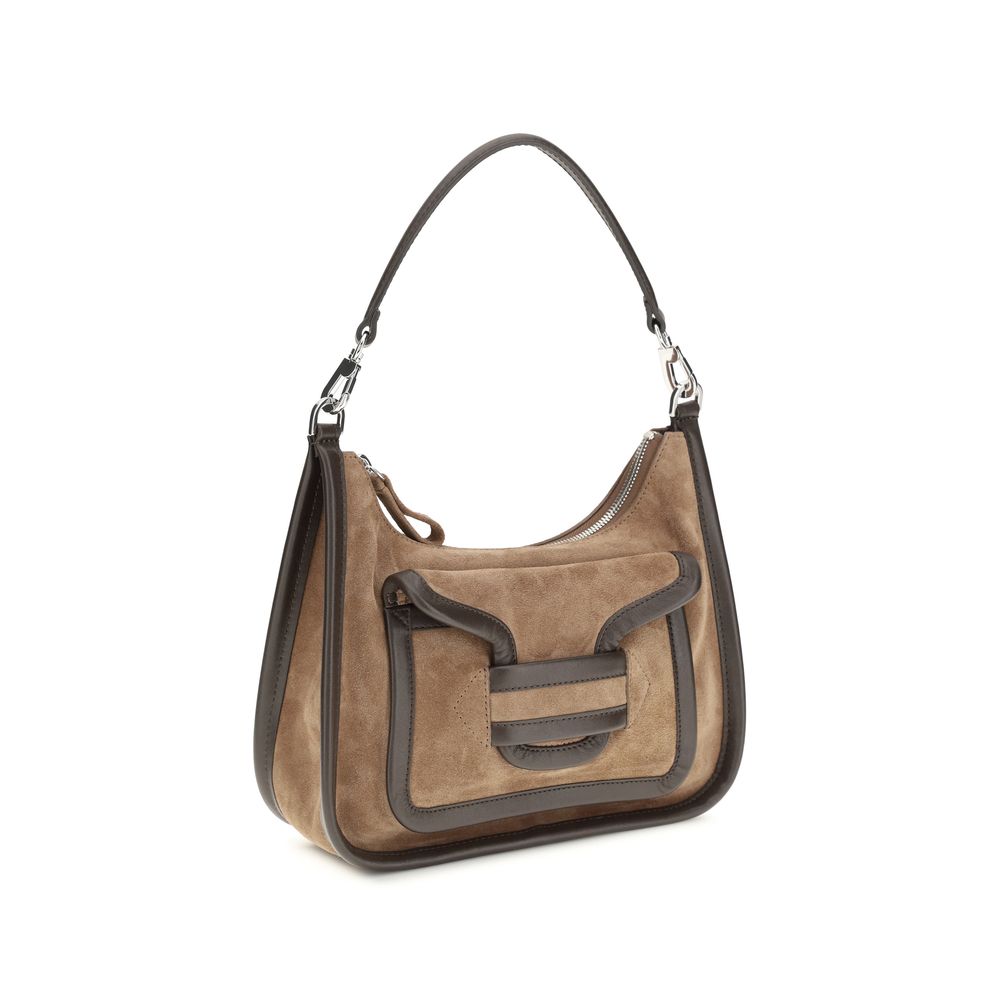 Pierre Hardy Brown Calf Leather Bos Taurus Shoulder Bag | Regal Royce