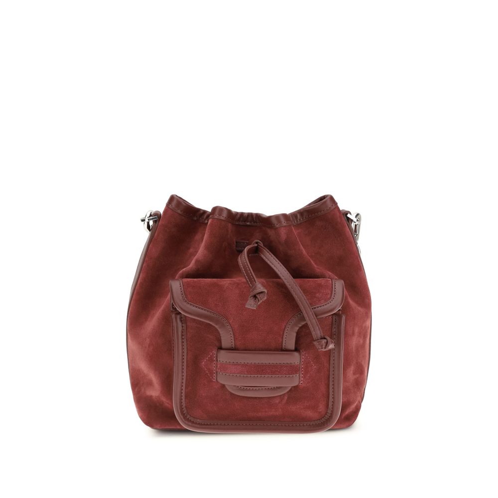 Pierre Hardy Bordeaux Calf Leather Bos Taurus Backet Bag | Regal Royce