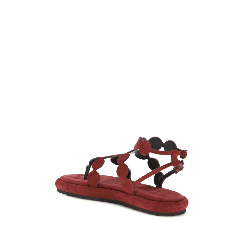 Pierre Hardy Brown Calf Leather Bos Taurus Platform Sandals | Regal Royce