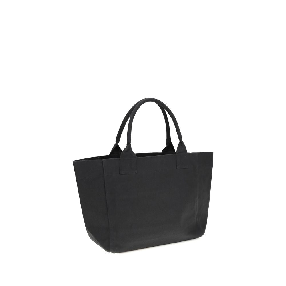 Ganni Black Recycled Cotton Shoulder Bag | Regal Royce